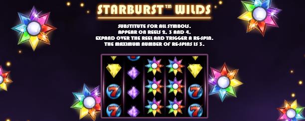Дикий символ игрового автомата Starburst